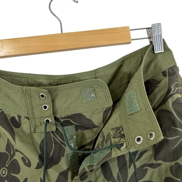 Vintage Pataloha Patagonia 30 Board Shorts Swim Beach Green Aloha Mens - Picture 7 of 9